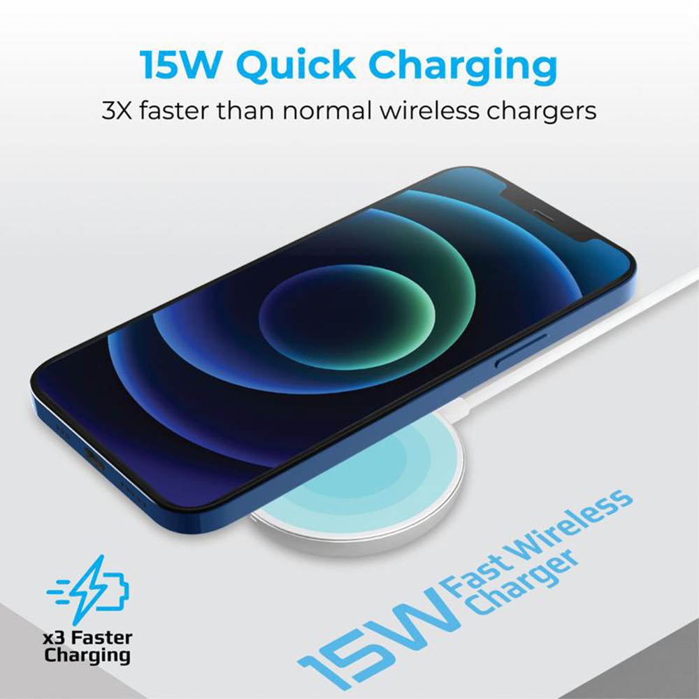 Promate AuraMag-15W Ultra-Fast Magnetic Wireless Charger Promate AuraMag-15W Ultra-Fast Magnetic Wireless Charger